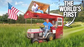 We Turned a Lawn Mower Into a Tiny Home [upl. by Legra]