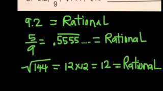 PreAlgebra Rational amp Irrational Numbers [upl. by Leva167]