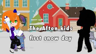 Happy early Christmas Christmas special the Afton kids first Snow day [upl. by Faythe]