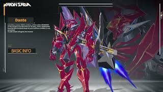 Iron Saga  Dante  Mecha Showcase [upl. by Areic]