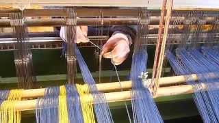 Skye Weavers Setting Up Warp on Loom [upl. by Till999]