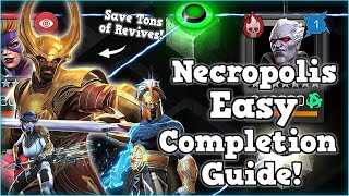 Necropolis Easy Path Completion Guide Dont Forget These Champions  Marvel Contest of Champions [upl. by Sirmons]