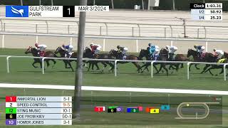 Gulfstream Park March 3 2024 Race 1 [upl. by Charisse]