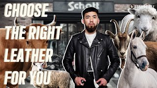 The Best Leather for a Jacket Cow vs Horse vs Heavy vs Light vs Goat vs Lamb vs Suede [upl. by Esyak959]