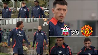 Manchester United Prepare for Southampton Clash  Southampton Vs Manchester UnitedCasemirougarte [upl. by Convery]