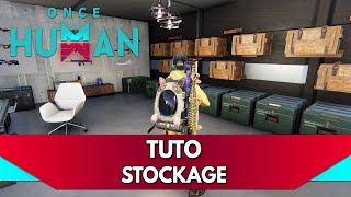 Once Human Tuto FR  Coffres amp Stockage  Astuces amp Conseils OnceHuman [upl. by Asiole]