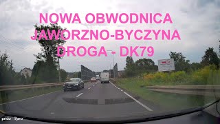 Nowa obwodnica JaworznoByczyna Droga DK79 Śląskie Polska [upl. by Koffman]