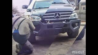 Mercedes w163 ml off Road AMG Bull bar ml [upl. by Serilda10]