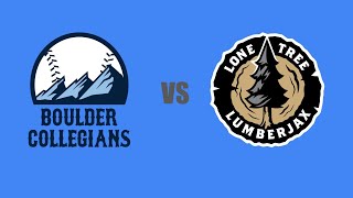 Bolder Collegians vs Lonetree Lumberjax 6262024 [upl. by Borszcz]