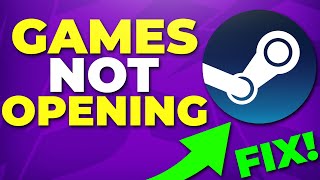 Fix Steam Games Not Launching  Game Crash Solved [upl. by Acyre713]