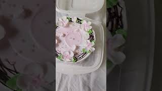 Floral bento cake design shorts shortvideo [upl. by Biondo]