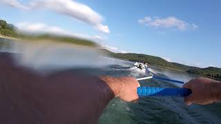 Racing Summers End  Wakeboard Fails  Bayliner Element [upl. by Mahon]