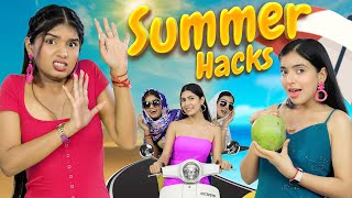 9 Life Saving Summer Hacks  Indians During Summer  Anaysa [upl. by Sredna]