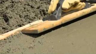 How to Pour and Finish Concrete [upl. by Haissem]