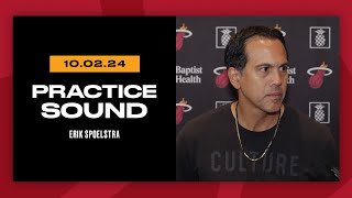 Training Camp Practice Interview Erik Spoelstra  October 2 2024 [upl. by Slotnick]