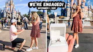 SURPRISE PROPOSAL AT DISNEY WORLD  Were Engaged [upl. by Gennie]