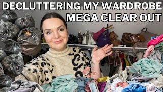 DECLUTTERING amp ORGANISING MY CLOTHES WARDROBE 2024 UK  DECLUTTER WITH ME  AN HONEST APPROACH [upl. by Powers5]