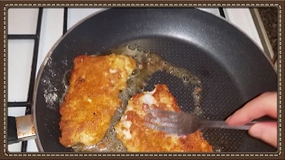 Fried white fish recipe cod haddock for burgers and lunch box [upl. by Nylimaj]