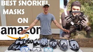 Best diving amp snorkeling masks on Amazon Fall 2023 Full testing and review [upl. by Burty]