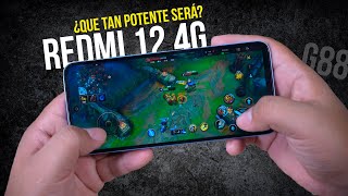 REDMI 12 4G Test de RENDIMIENTO y POTENCIA│Prueba de JUEGOS y CALENTAMIENTO│HELIO G88 [upl. by Haimerej618]