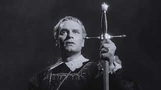 Hamlet  Laurence Olivier  Shakespeare  1948  Multiple Subtitles  HD Restored  4K [upl. by Hsima119]