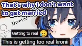 The Reason Why Kronii Might Not Want to Get Married [upl. by Pollux]