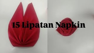 Tugas Tata Hidang Presentasi 15 Lipatan Napkin Oleh Yola Gustia Ningsih Nim 23075123 [upl. by Wye]