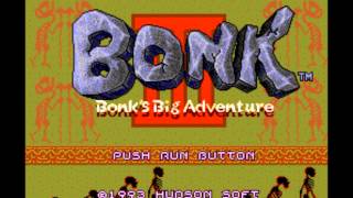 Bonk III Bonks Big Adventure TG16 Music Ending [upl. by Akkina313]