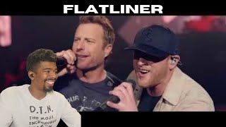 Cole Swindell ft Dierks Bentley  Flatliner Country Reaction [upl. by Nairbo561]