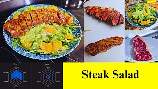 Steak Salad 牛排沙律  Homemade  Recipe  屋企整  自家製  Selbstgemachter  Rating [upl. by Ahsilam55]