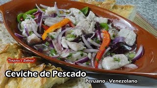 Ceviche PeruanoVenezolano estilo venezolano [upl. by Novick]