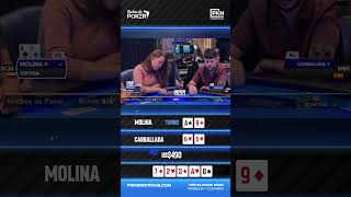 Que buena mesa Molina vs Carballada nochesdepoker poker [upl. by Nedia334]