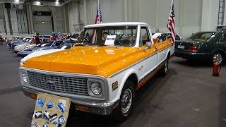 1972 Chevrolet C10 Cheyenne  Exterior and Interior  Hamburg Motor Classics 2018 [upl. by Dennison]