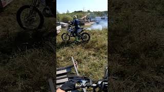 Husqvarna TC 250 VS POLICJA motocross enduro [upl. by Eolhc]