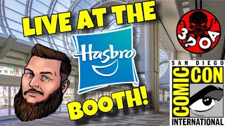 SDCC LIVE FROM THE HASBRO BOOTH [upl. by Maurreen]