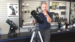 How to Use the Orion StarBlast 45 Equatorial Reflector Telescope [upl. by Ilyah]