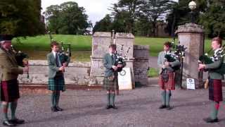 Mairis Wedding Bagpipes Scone Palace Perth Perthshire Scotland [upl. by Acinom798]