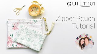 Zipper Pouch Tutorial [upl. by Bozovich155]