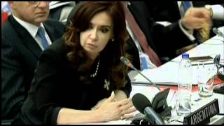 14 de JUN Reclamo ante la ONU por soberanía de Malvinas Cristina Férnandez [upl. by Gerdeen]