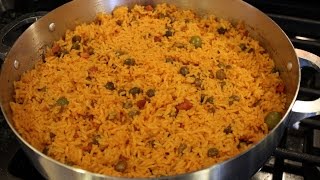 How To Make Authentic Puerto Rican Arroz Con Gandules  Party Rice [upl. by Bigler414]