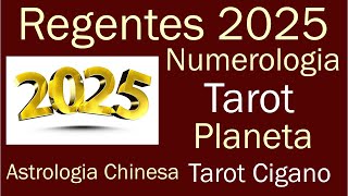 Quem Rege 2025 Tarot Numerologia Orixá Tarot Cigano Planeta e Astrologia Chinesa Previsão 2025 [upl. by Hallett116]