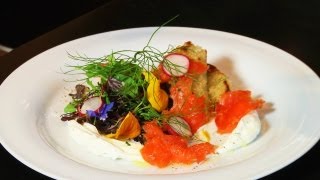 Salmon Gravlax with Creme Fraiche [upl. by Prunella]