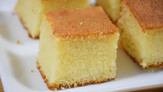 Eggless Sponge Cake  Vanilla Sponge Cake With Condensed Milk  Super Soft Eggless Cake [upl. by Mota756]