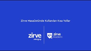 Zirve Masaüstünde Kullanılan Kısa Yollar [upl. by Chevalier]