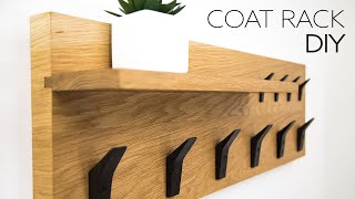 Modern Coat Rack  DIY [upl. by Nyladgam]