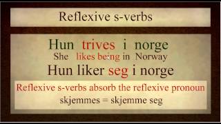 Norwegian Language Sverbs Explained bokmål [upl. by Nagirrek507]