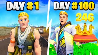 I Played Fortnite for 100 Days [upl. by Yniattirb]