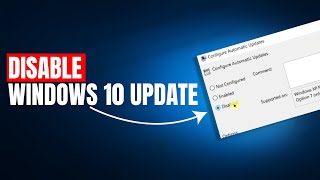 How to Disable Windows 10 Automatic Updates  windows windows10 update [upl. by Aleiram]