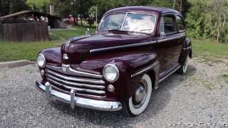 1948 Ford Super Deluxe V8 2Door Sedan in Monsoon Maroon [upl. by Aseiram]