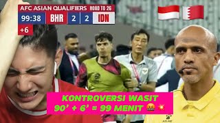 INDONESIA 2  2 BAHRAIN ⚽️🔥  KUALIFIKASI PIALA DUNIA LIVE REACTION [upl. by Nabois]